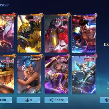 Mobile Legends: Bang Bang Accounts Others Global|138Hero|366Skin|Exalted|LEGEND Franco|TransFormes Aldous X-Borg