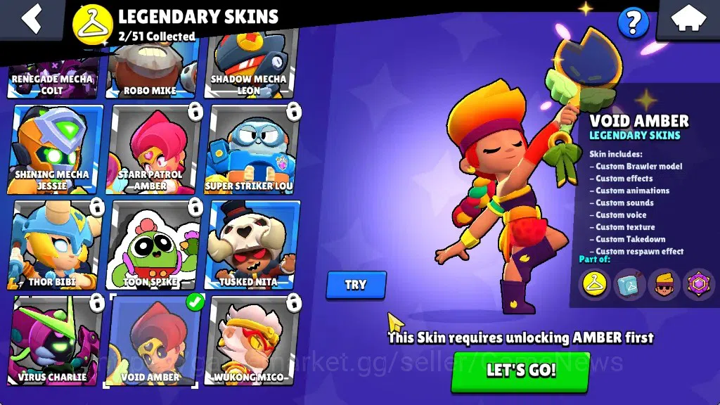 Brawl Stars Accounts 1560 Trophy|36Brawlers 6Max|Edgar&Bull Full Buffie image 15