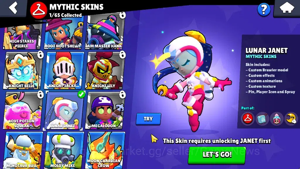 Brawl Stars Accounts 1560 Trophy|36Brawlers 6Max|Edgar&Bull Full Buffie image 16