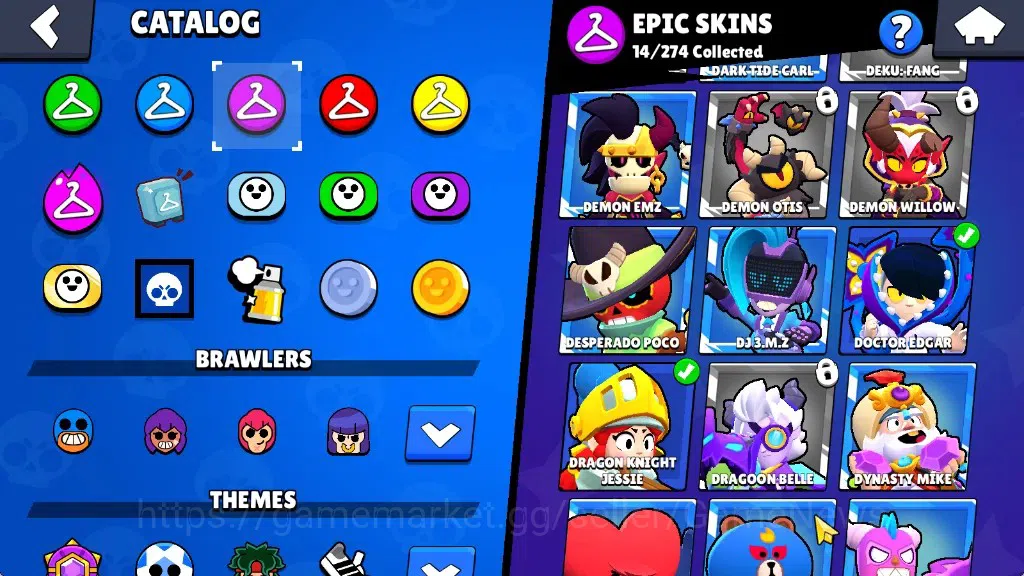 Brawl Stars Accounts 1560 Trophy|36Brawlers 6Max|Edgar&Bull Full Buffie image 18