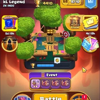 Clash Royale Accounts Others Trophy 4410 | CL 822 | KTL 11 | 89 Cards | 1 Hero | 7 Evo | Arena 13 | 145 Gems | Proteck Off