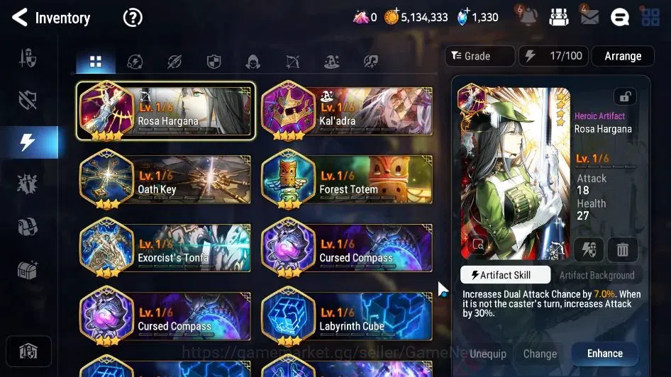 Epic Seven Accounts GLOBAL Unverif|New Era| 2 ML(Rhiana & Luciel,Ruele image 14