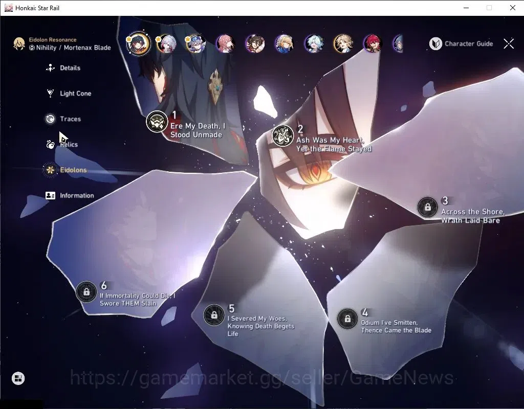 Honkai Star Rail Accounts ASIA|TL 62|6 Limited|[(MortenaxE2,Yao GuangE2)+Sig image 6