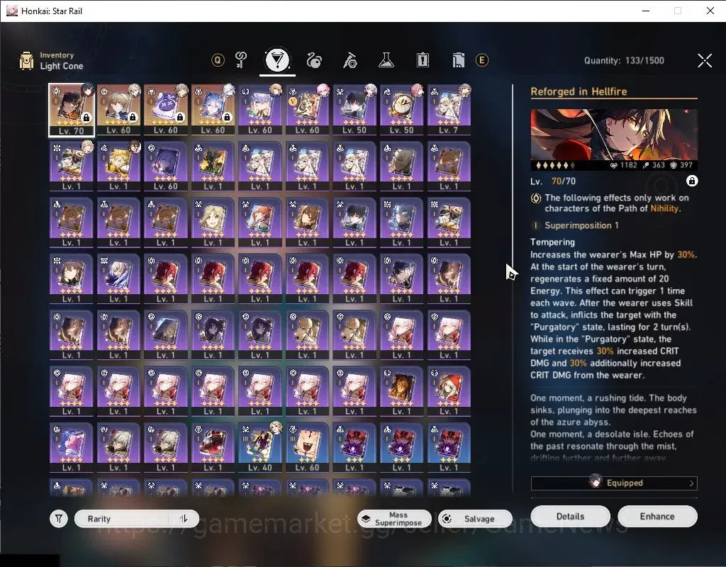 Honkai Star Rail Accounts ASIA|TL 62|6 Limited|[(MortenaxE2,Yao GuangE2)+Sig image 7