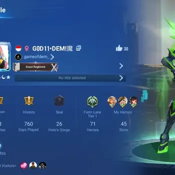 Honor of Kings Accounts Rare Skin Global|71H 45S|4 Legend:Hou Yi,Lady Sun,Consort Yu,Di