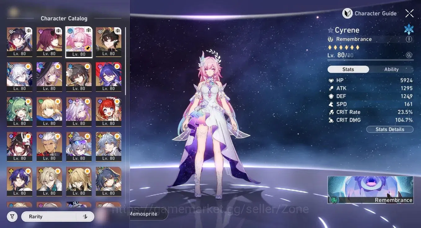 Honkai Star Rail Accounts ASIA|TL70|Char L80 incl Cyrene, Jing Yuan, Kafka, image 1