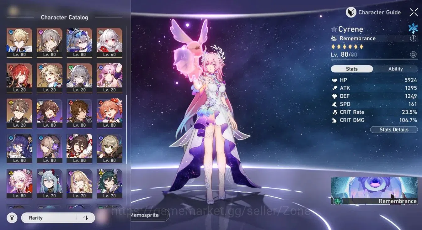 Honkai Star Rail Accounts ASIA|TL70|Char L80 incl Cyrene, Jing Yuan, Kafka, image 2