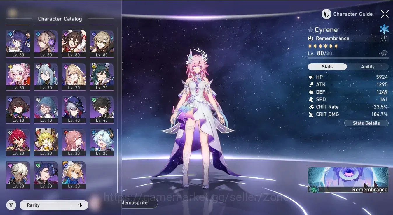 Honkai Star Rail Accounts ASIA|TL70|Char L80 incl Cyrene, Jing Yuan, Kafka, image 3