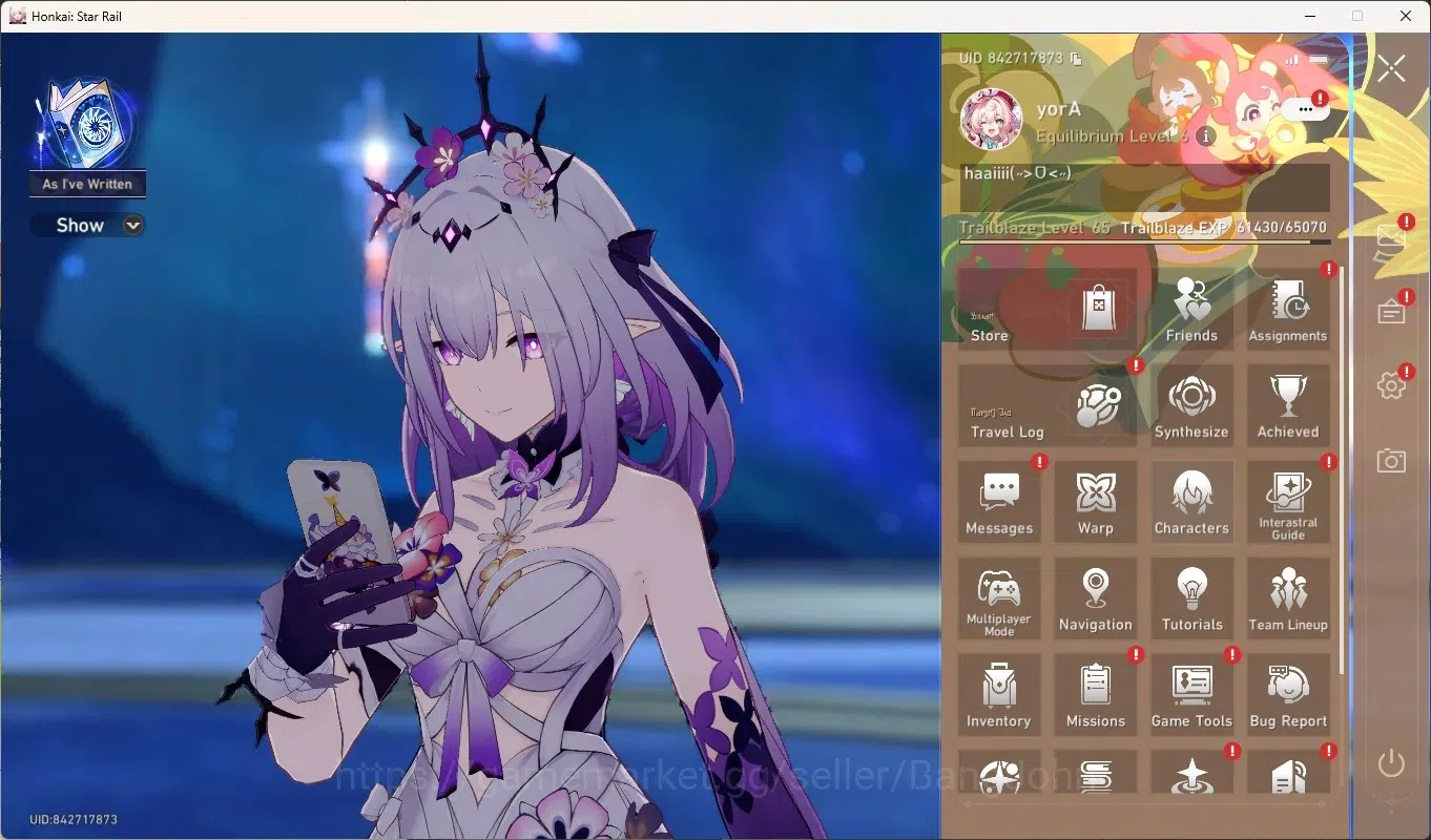 Honkai Star Rail Accounts Others ASIA|TL 65|8 Limited,Casto Tim [Castorice 1