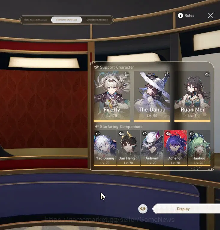 Honkai Star Rail Accounts Asia|TL 60|8 Limited|Yao Guang,Ashveil,Firefly,The image 2