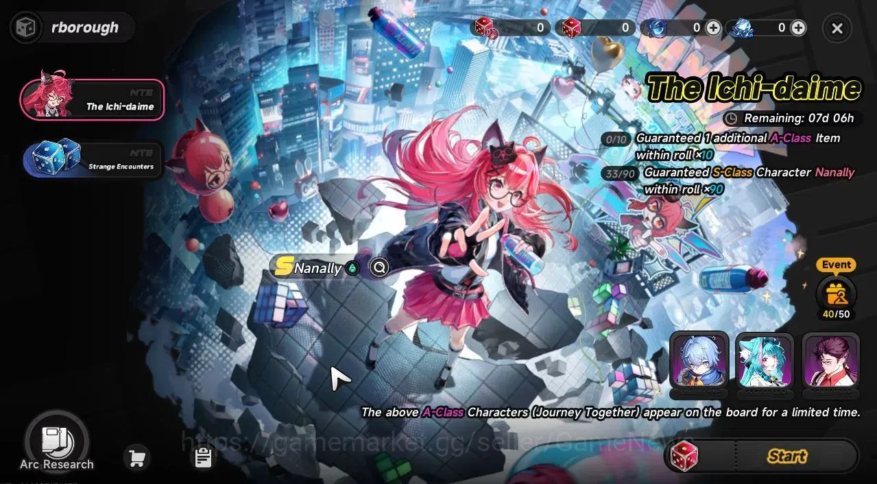 Neverness to Everness Accounts GLOBAL SEA|HL 3|1 SSR Limited Nanally |6 SR [Mint, image 3