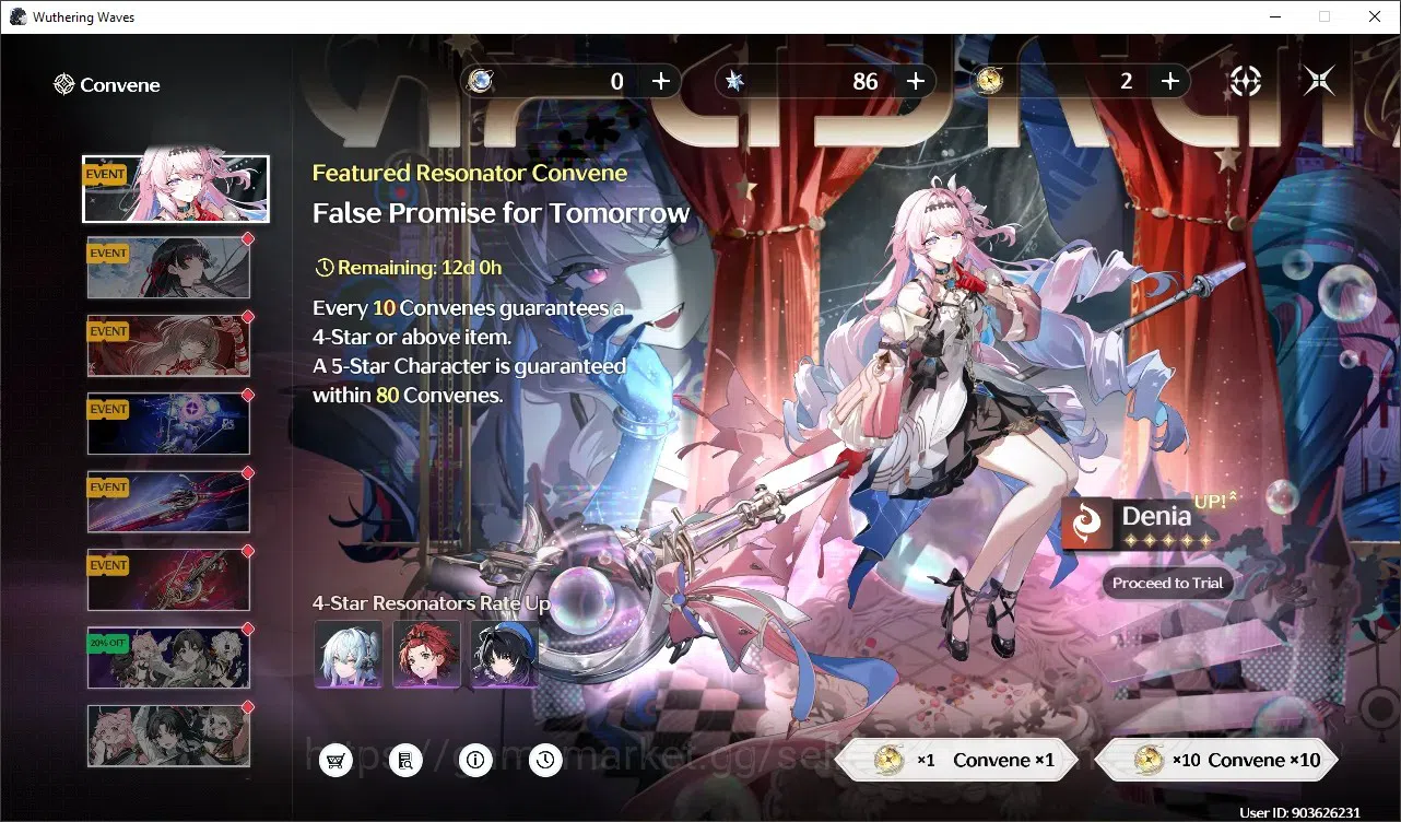 Wuthering Waves Accounts SEA|UL 5|Starter|1Limit Hiyuki|DB lv1 |MC Female|T image 4