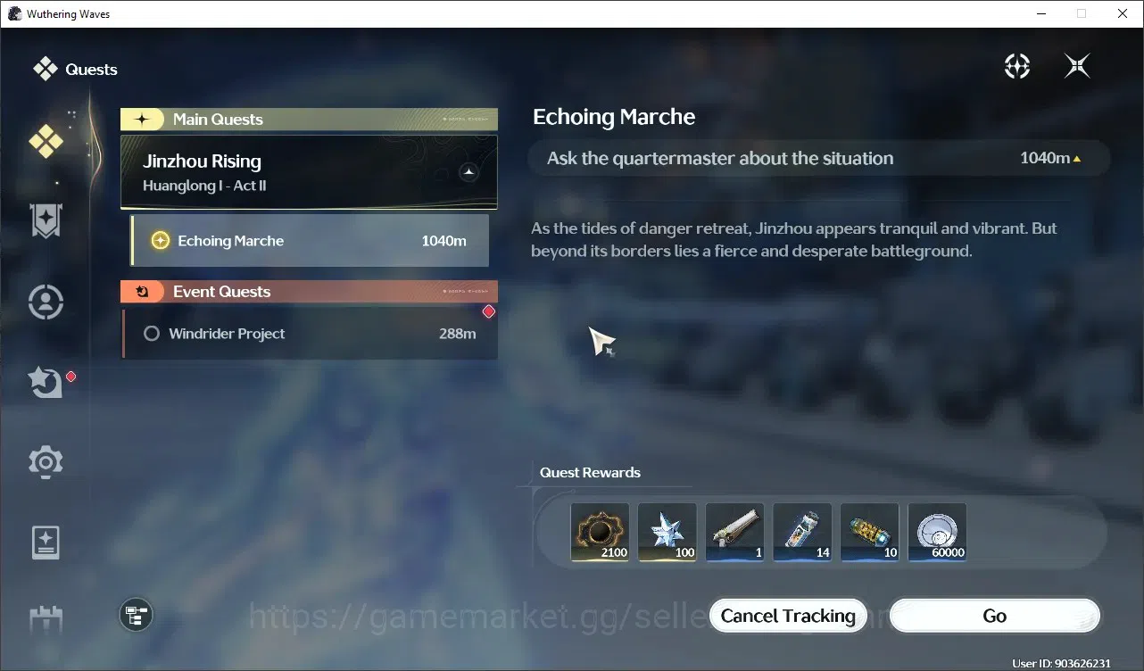 Wuthering Waves Accounts SEA|UL 5|Starter|1Limit Hiyuki|DB lv1 |MC Female|T image 8