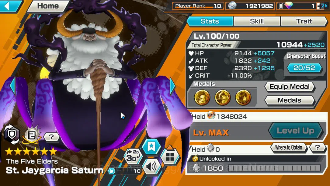 One Piece Bounty Rush Accounts Mid-Tier Global|5 EX 1MAX|5Elder Saturn,[Borsalino],GP Newgate,Gear5 Luffy,Olin the 4