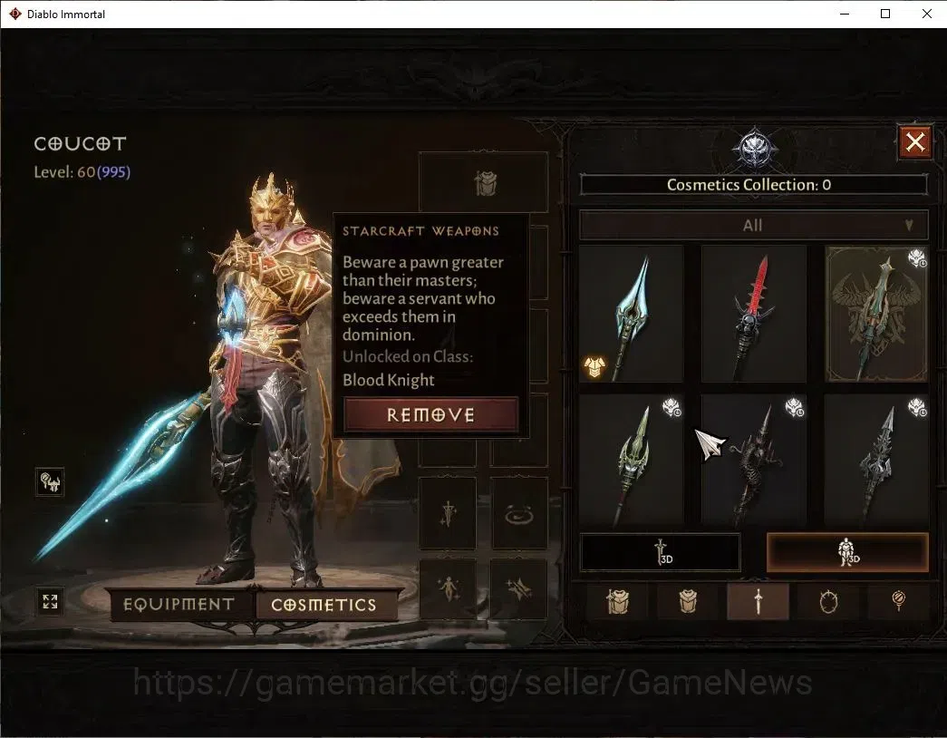 Diablo Immortal Accounts SEA-Verathiel|CS ON|Lv60(995)|Blood Knight|CR 46k| image 9