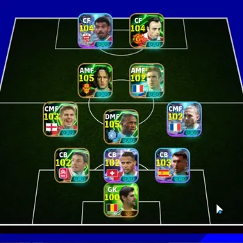 eFootball Accounts Mid-Tier Android|Power 3184|8 Epic Yaya Toure,Francesco Totti,Dimitar Berbatov,Eric Cantona|11 Show Time
