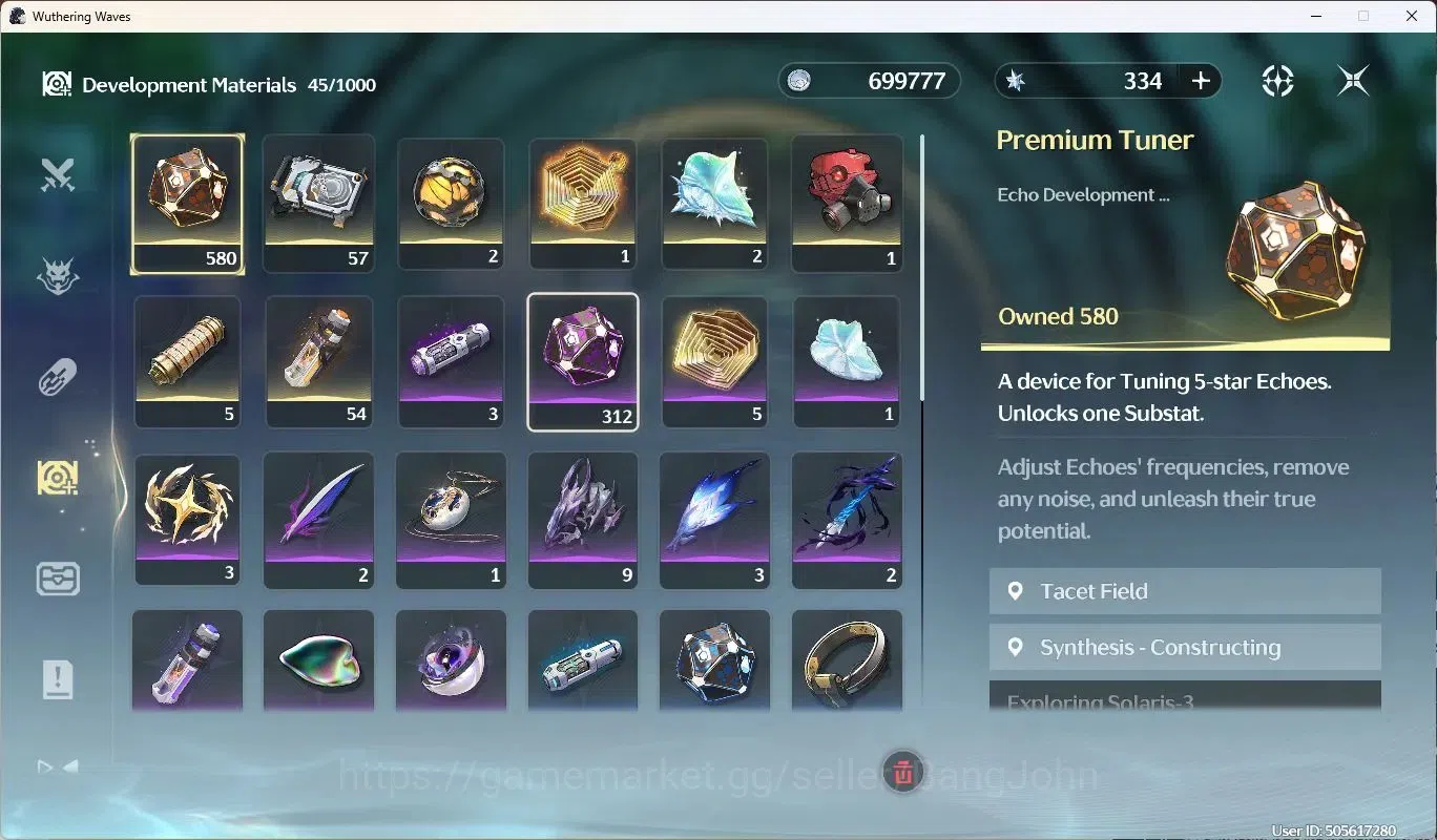 Wuthering Waves Accounts America |UL 38 | 22x 5* Resonators incl. Galbrena, image 9