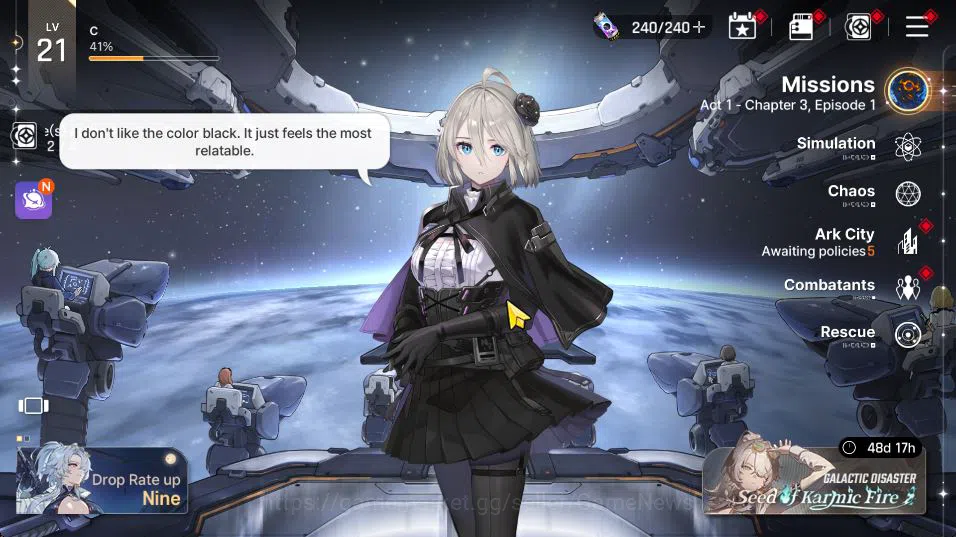 Chaos Zero Nightmare Accounts Global Lv 21|Starter|4 SSR [Khalipe,Veronica,Orlea,Luke]+9 SR [Selena,AmirM1,BerylM2,Etc]|7 SR