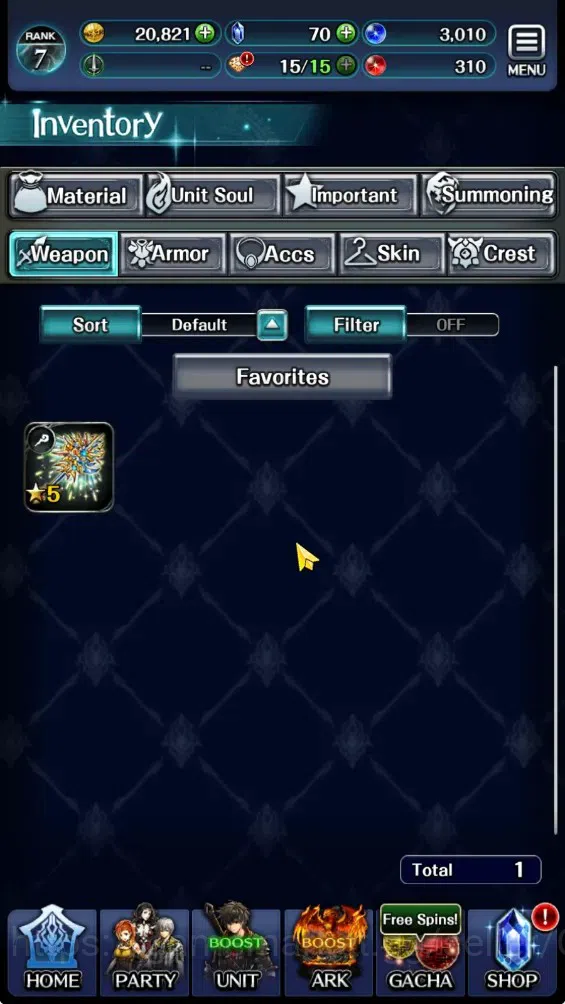 Last Cloudia Accounts GLOBAL|Rank 7|Collab Brave Frontier (Fire God Varg image 12