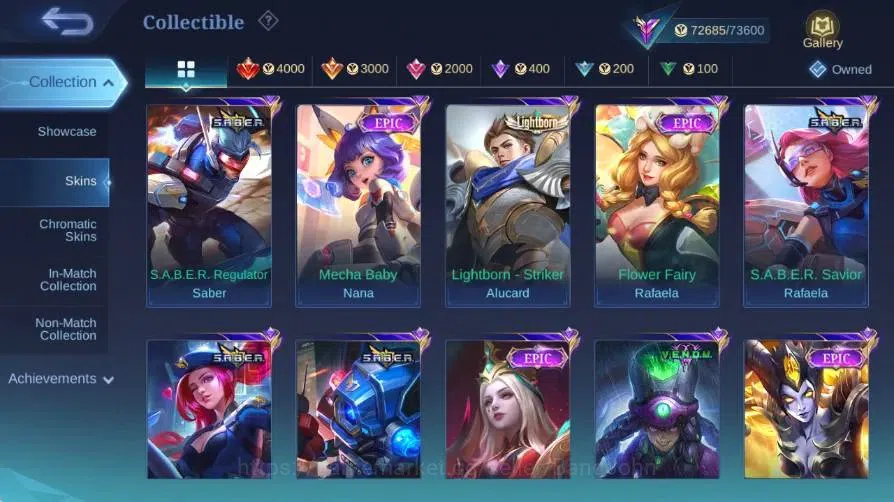 Mobile Legends: Bang Bang Accounts Global|Skin 295|Renowned|KOF Karina|KFP Thamuz|VEN image 10