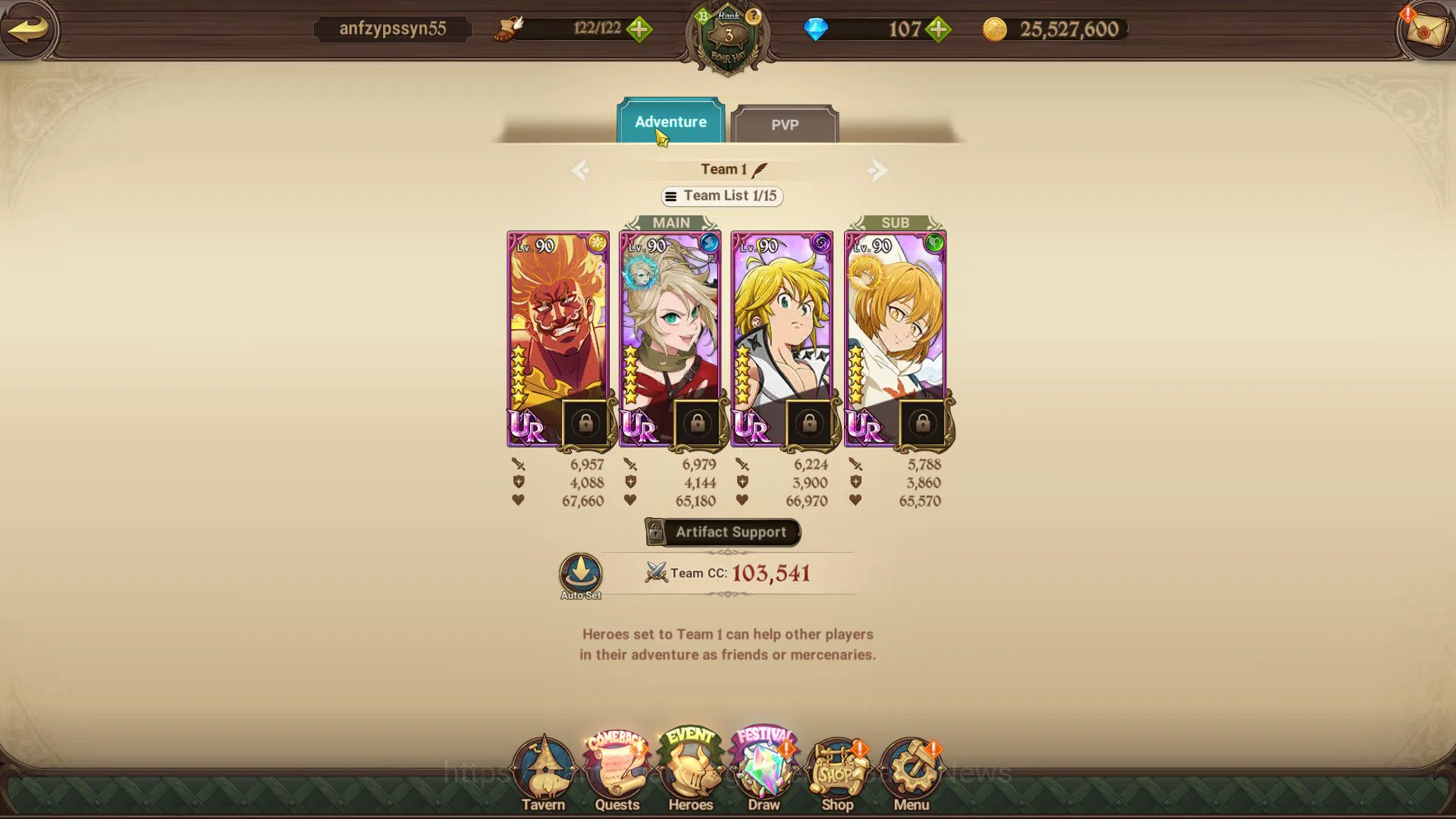 The Seven Deadly Sins: Grand Cross Accounts Global|362K CC|Fresh Starter Ch1|107 DM|2 UR| Nigh image 6