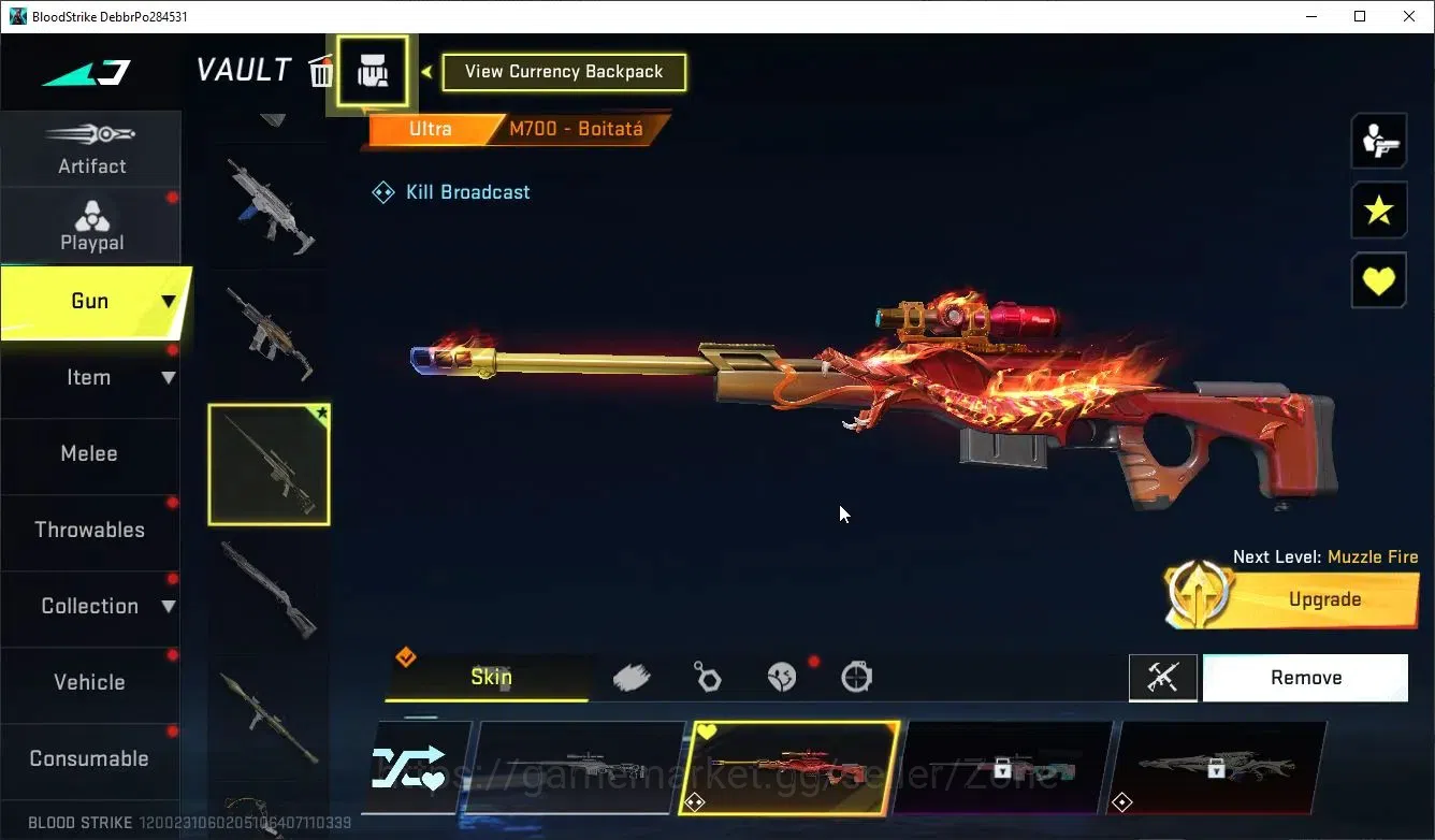 Blood Strike Accounts Starter ASIA|Starter Acc| Ultra M700 Boitatá Lv2 | 1 Ultra | 5 Legendary | 1 Rare|LogNetEase(BS544Z) 3