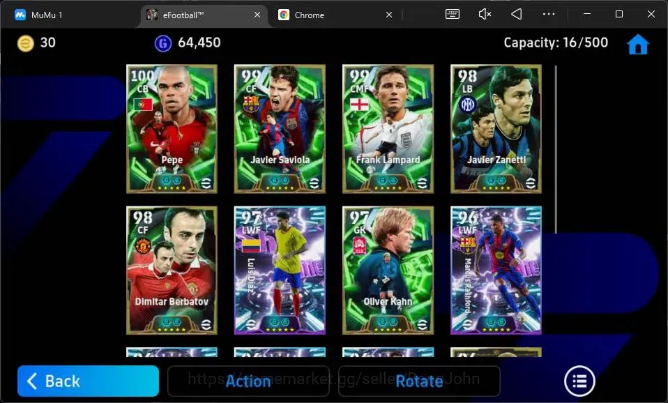 eFootball Accounts Android|PW 3169|Pepe Epic|Lampard Epic|Kahn Epic|S image 2