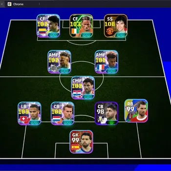eFootball Accounts High-End Mobile |PW 3160|Bigtime George|Epic Drogba,Gerrard,Berbatov,Edmilson Etc|SHW De