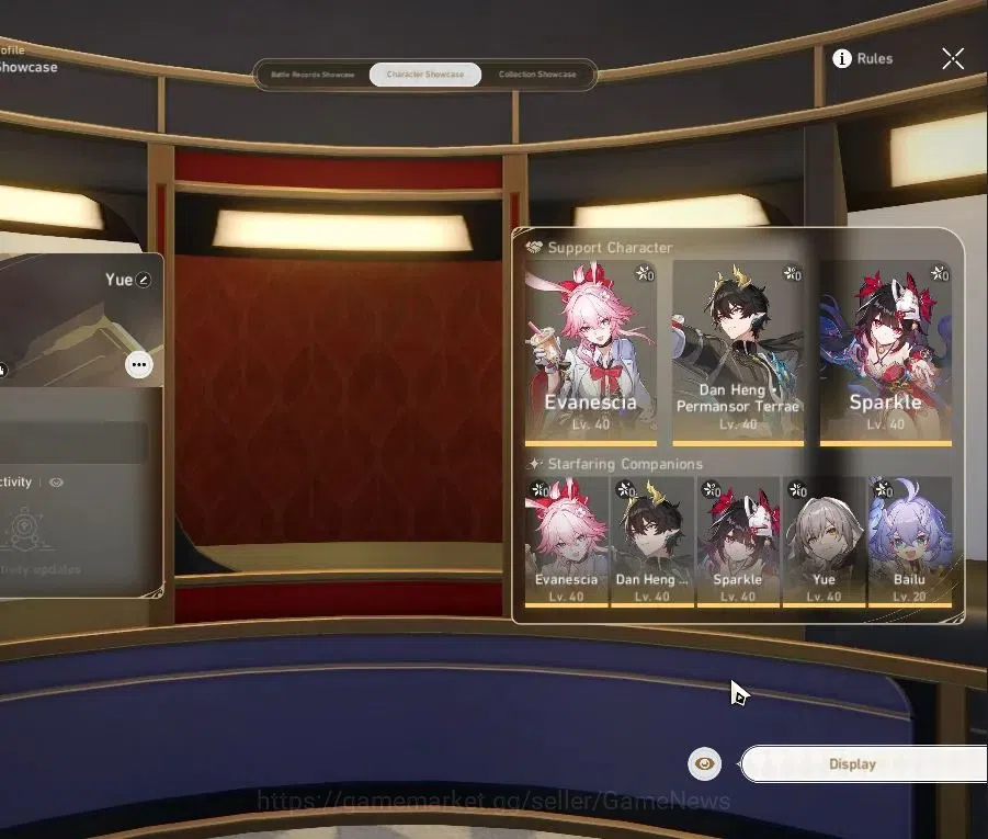 Honkai Star Rail Accounts Others Asia|TL 27|3 Limited|7 Pass|2 Golden Company|Evanescia,Sparkle,Danheng PT,Bailu Etc|Female 2