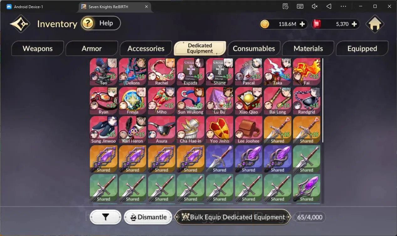 Seven Knights Re:Birth Accounts Global |Full EX7 (Gelidus TC1,Fai,Melia,Juri,Roise image 10