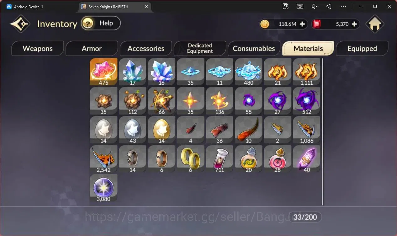 Seven Knights Re:Birth Accounts Global |Full EX7 (Gelidus TC1,Fai,Melia,Juri,Roise image 12