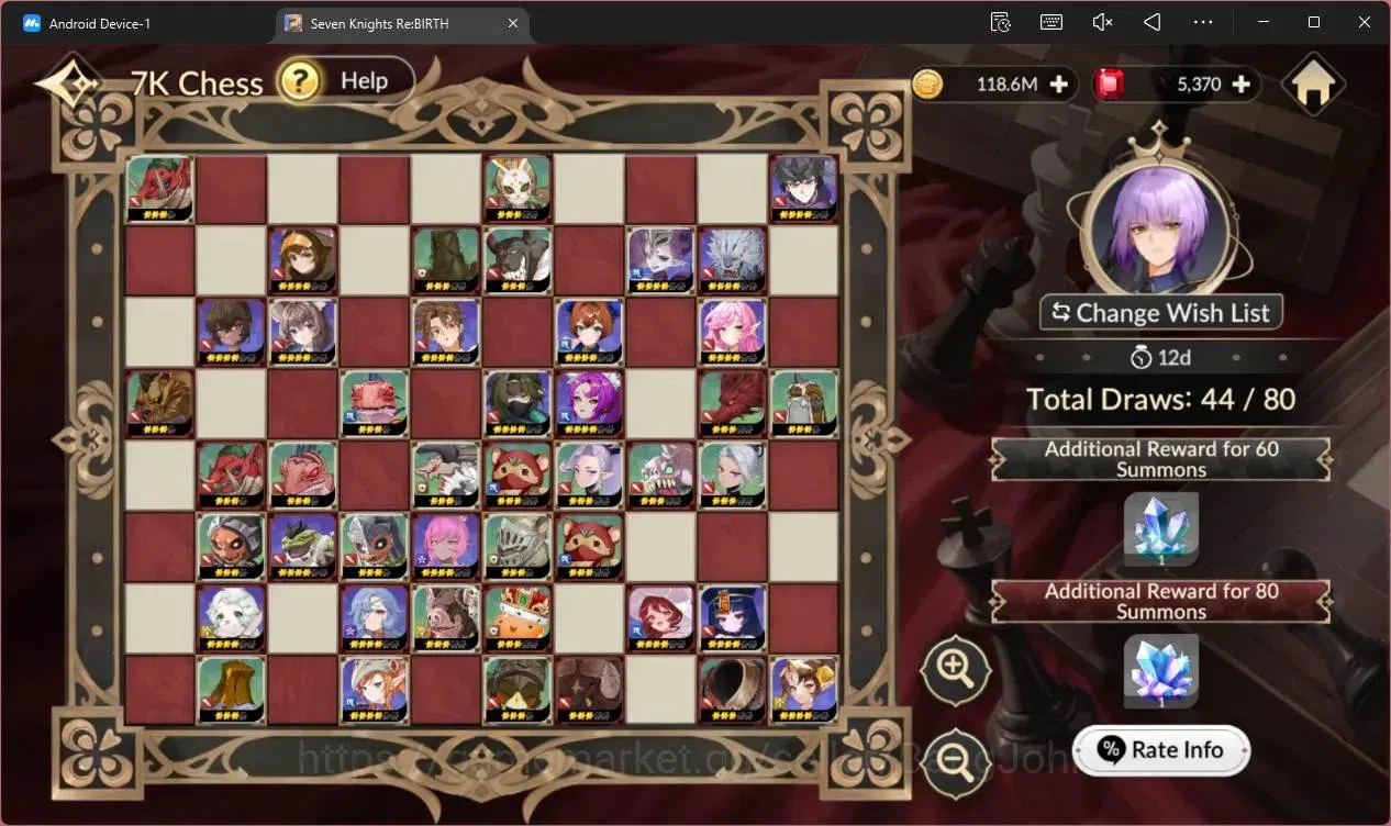 Seven Knights Re:Birth Accounts Global |Full EX7 (Gelidus TC1,Fai,Melia,Juri,Roise image 6