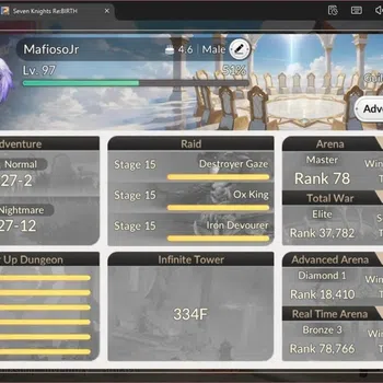 Seven Knights Re:Birth Accounts Global |Full EX7 (Gelidus TC1,Fai,Melia,Juri,Roise image 1