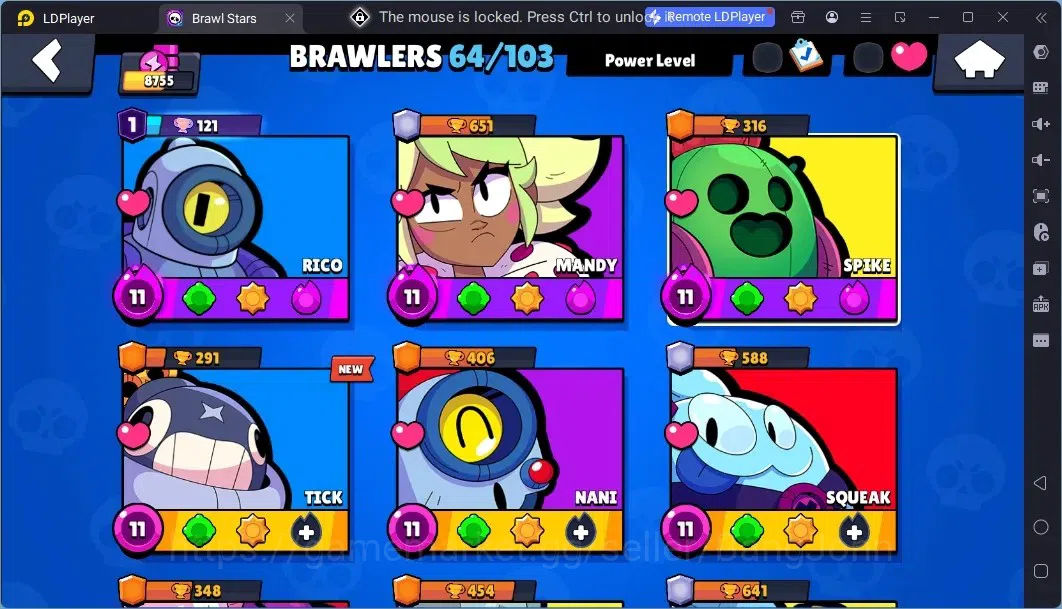 Brawl Stars Accounts Global | 64 Brawler|3 Max Hypercharge(Rico,Mandy,S image 5