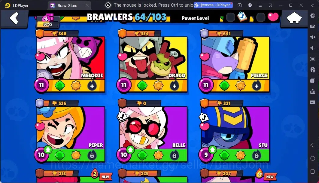 Brawl Stars Accounts Global | 64 Brawler|3 Max Hypercharge(Rico,Mandy,S image 6