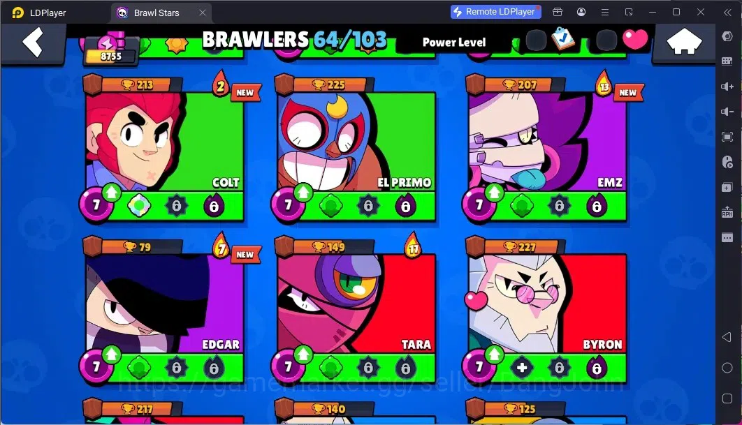Brawl Stars Accounts Global | 64 Brawler|3 Max Hypercharge(Rico,Mandy,S image 7