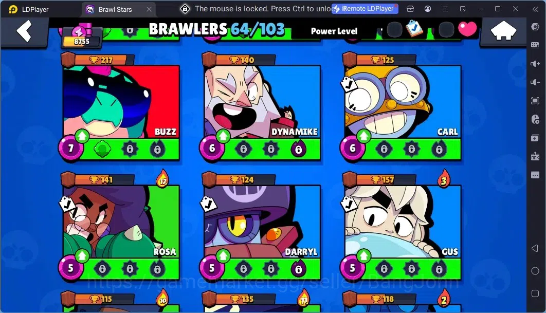 Brawl Stars Accounts Global | 64 Brawler|3 Max Hypercharge(Rico,Mandy,S image 8