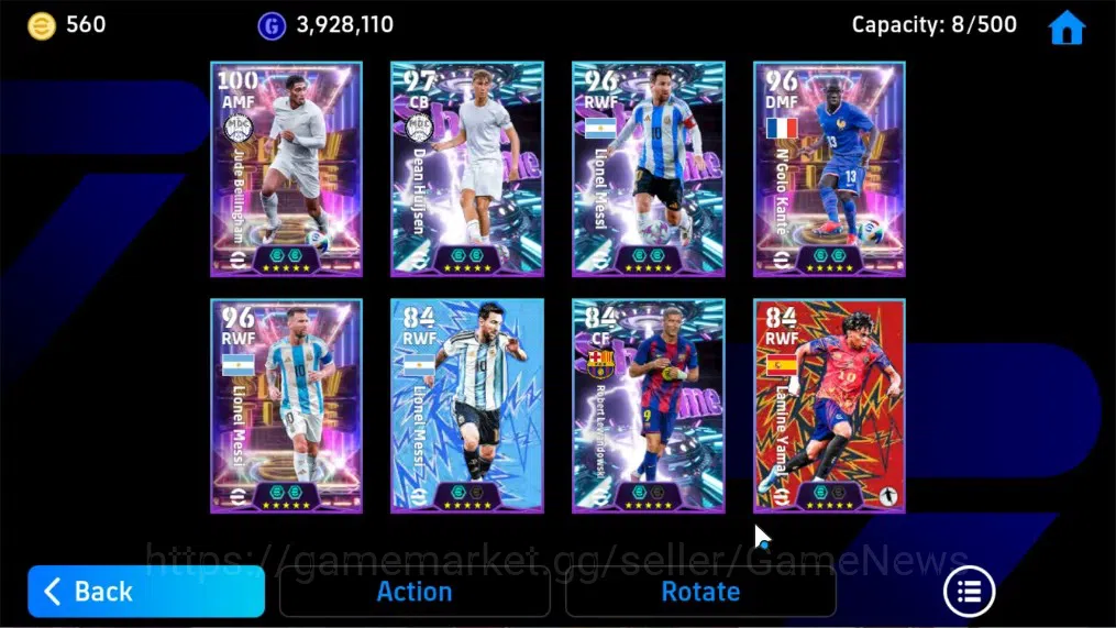 eFootball Accounts Legends & Iconic Players Android|BigTime Lamine Yamal 15May'25|10 Epic Diego 11