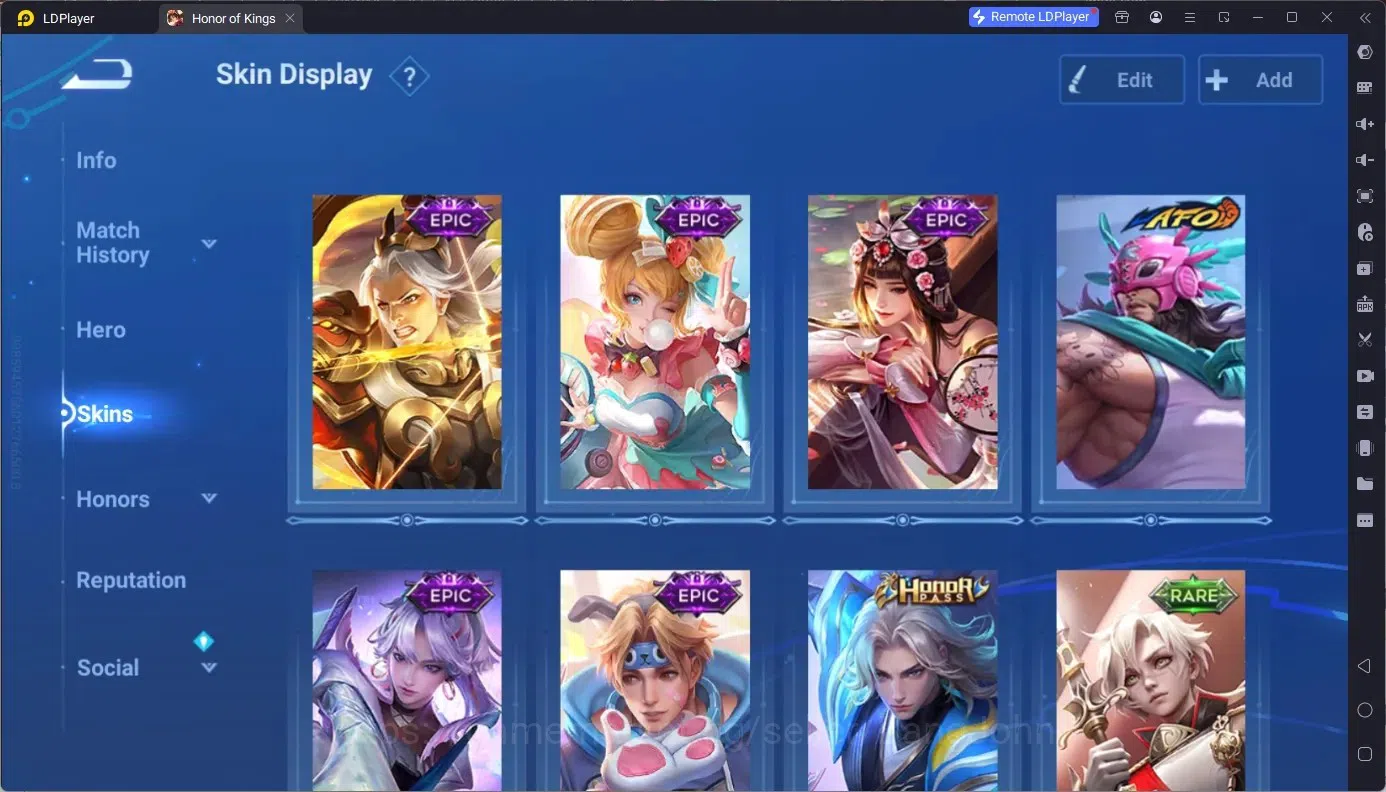Honor of Kings Accounts Global | 87H 65S | LOM Shi | Legend Lady Sun&Yao | image 4