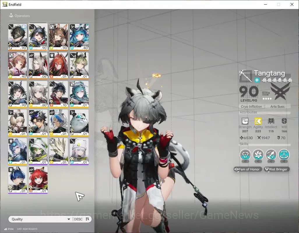 Arknights: Endfield Accounts ASIA|Lv55|7 SSR(2Limit)+6(*6WEP)|TangtangP1,Gilberta,ArdeliaP2+Sign,LastRite,Etc|Gryphlink|Ars 2