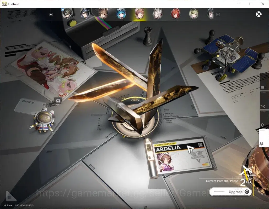 Arknights: Endfield Accounts ASIA|Lv55|7 SSR(2Limit)+6(*6WEP)|TangtangP1,Gilberta,ArdeliaP2+Sign,LastRite,Etc|Gryphlink|Ars 7