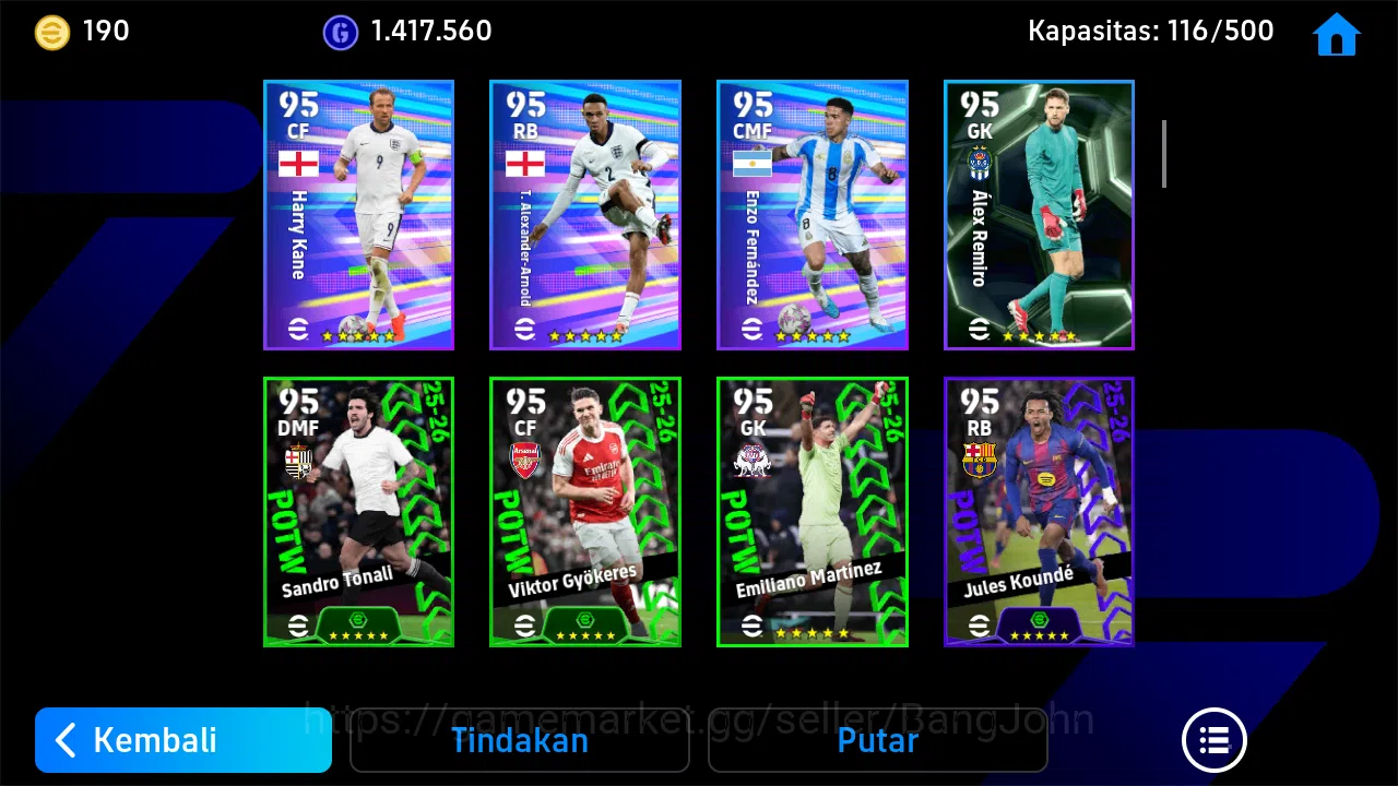 eFootball Accounts Power 3170 | puskas epic db | abbiati epic db new  image 7