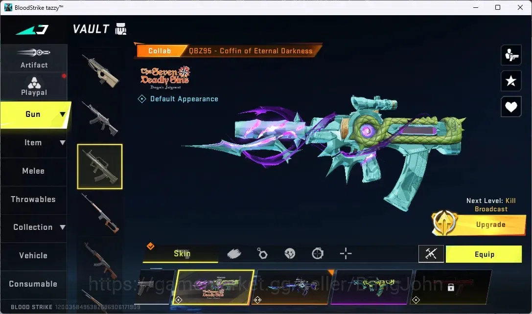 Blood Strike Accounts ASIA | 1 ETERNAL: Desert Eagle-Scorpius | 3 7DS | image 15