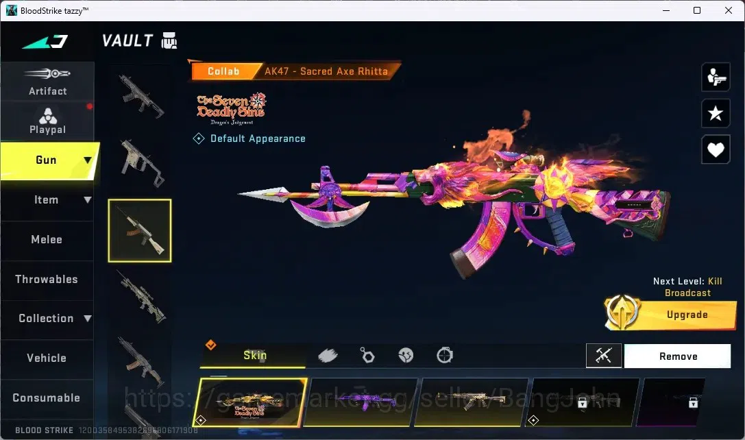 Blood Strike Accounts ASIA | 1 ETERNAL: Desert Eagle-Scorpius | 3 7DS | image 2