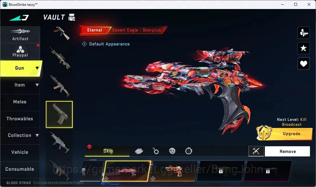 Blood Strike Accounts ASIA | 1 ETERNAL: Desert Eagle-Scorpius | 3 7DS | image 3