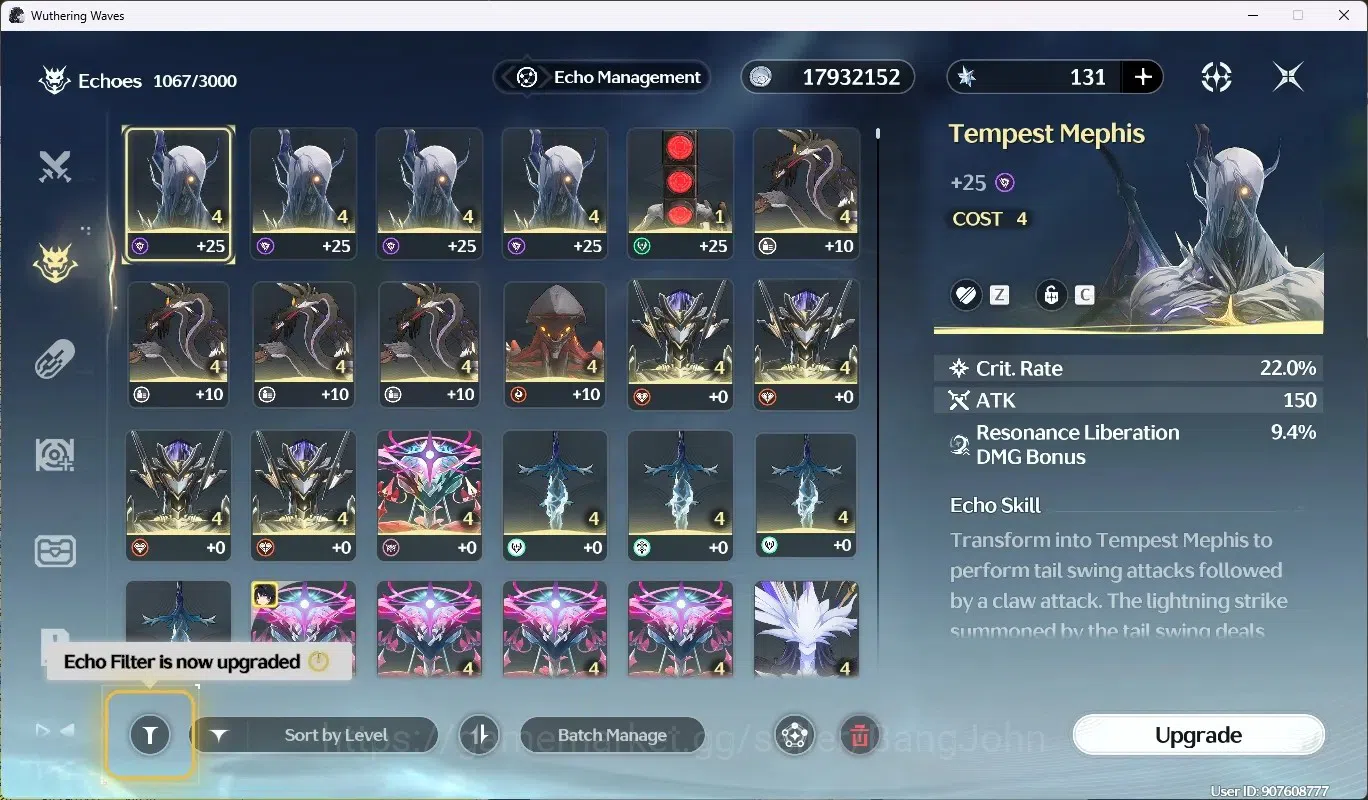 Wuthering Waves Accounts SEA|UL 48 | Rank 5 |1 Char Limited [Denia R6 + Sig image 10