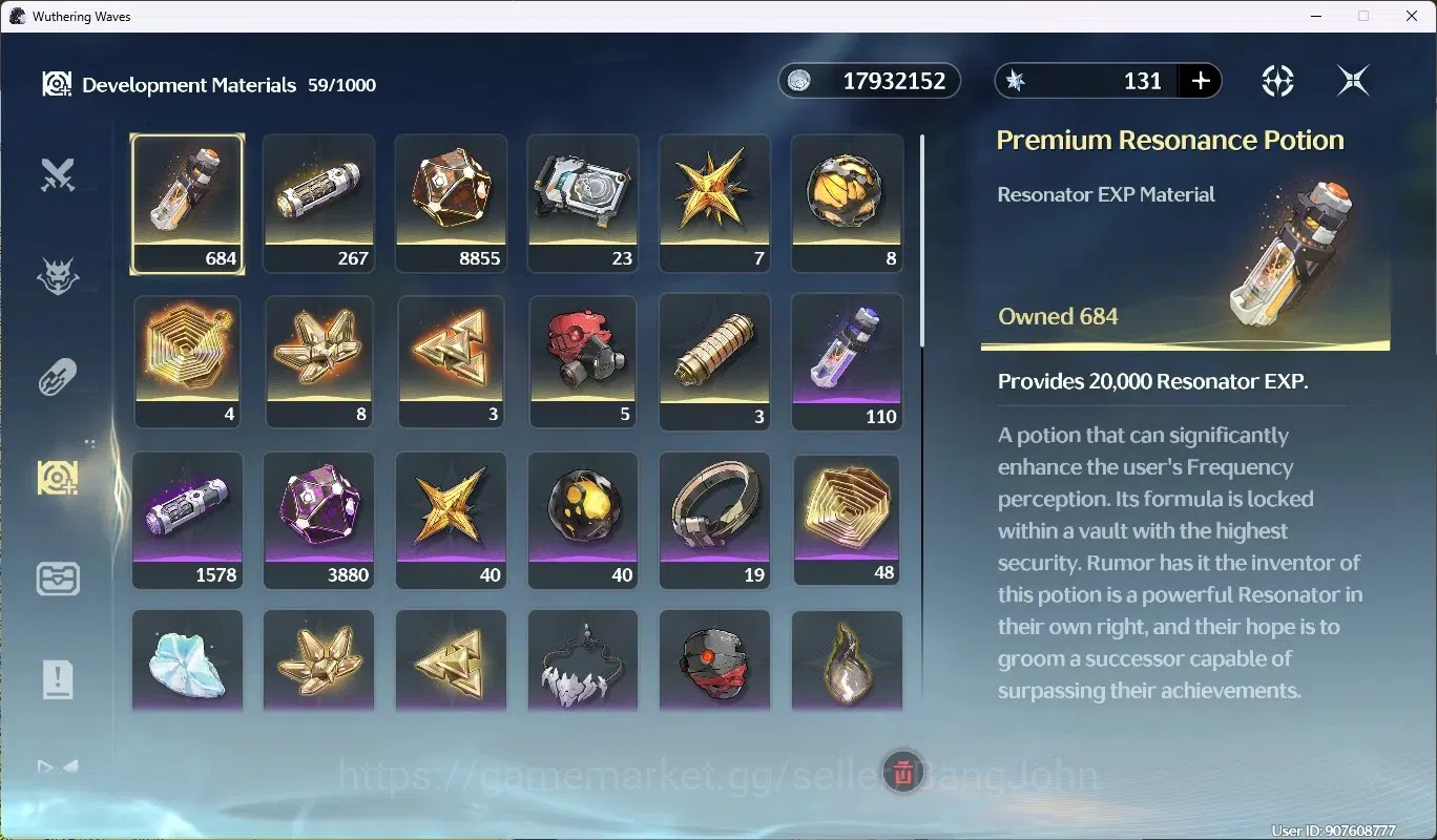 Wuthering Waves Accounts SEA|UL 48 | Rank 5 |1 Char Limited [Denia R6 + Sig image 12