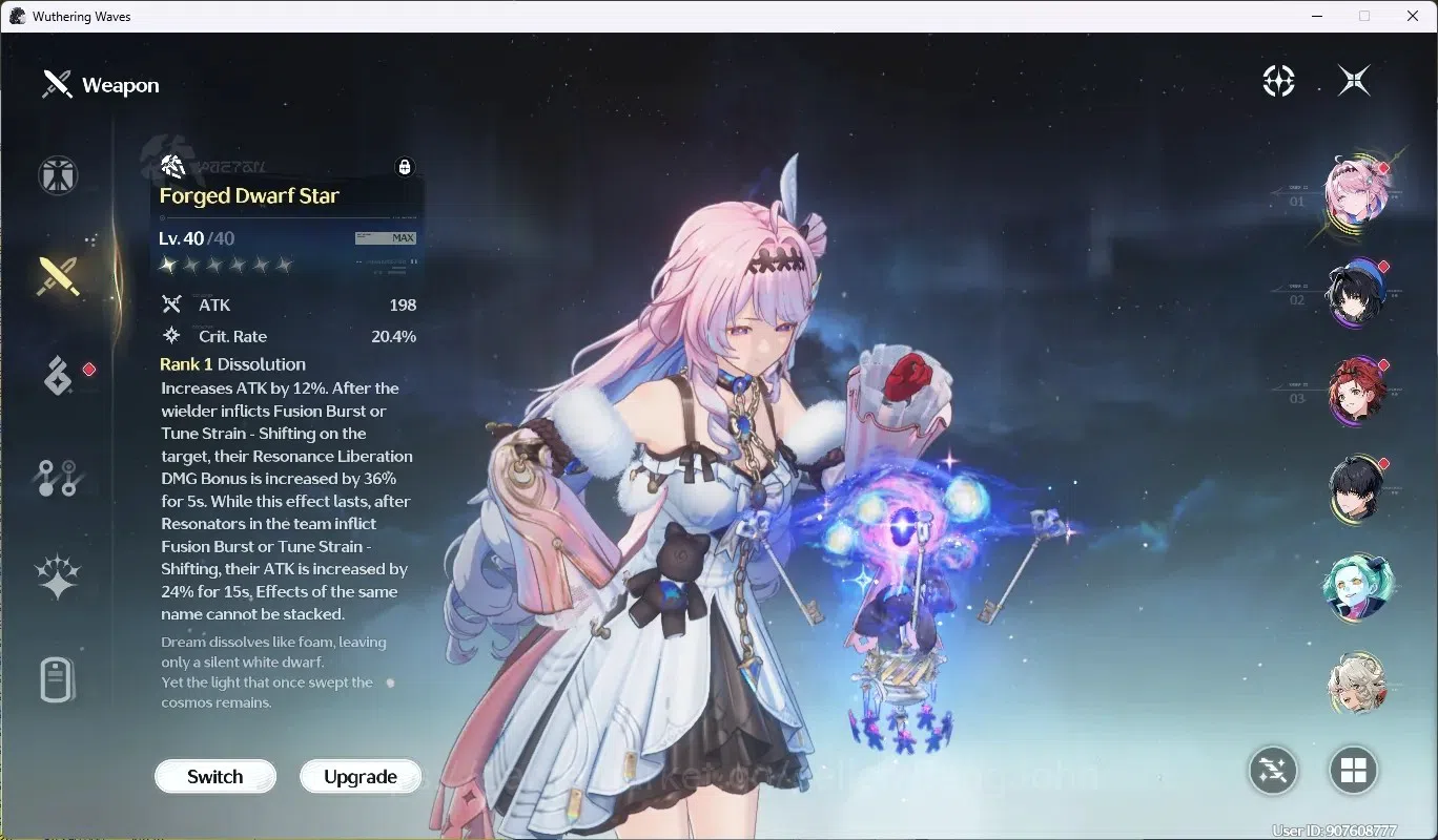 Wuthering Waves Accounts SEA|UL 48 | Rank 5 |1 Char Limited [Denia R6 + Sig image 4