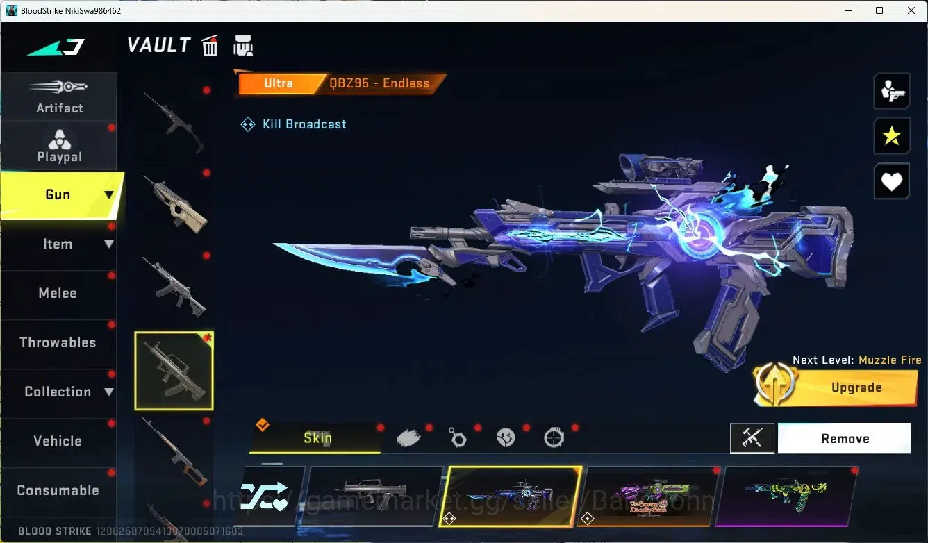 Blood Strike Accounts ASIA ||LIMITED=AR97,RPK,MP7|COLLAB=KAR98K|ULTRA=GL image 12