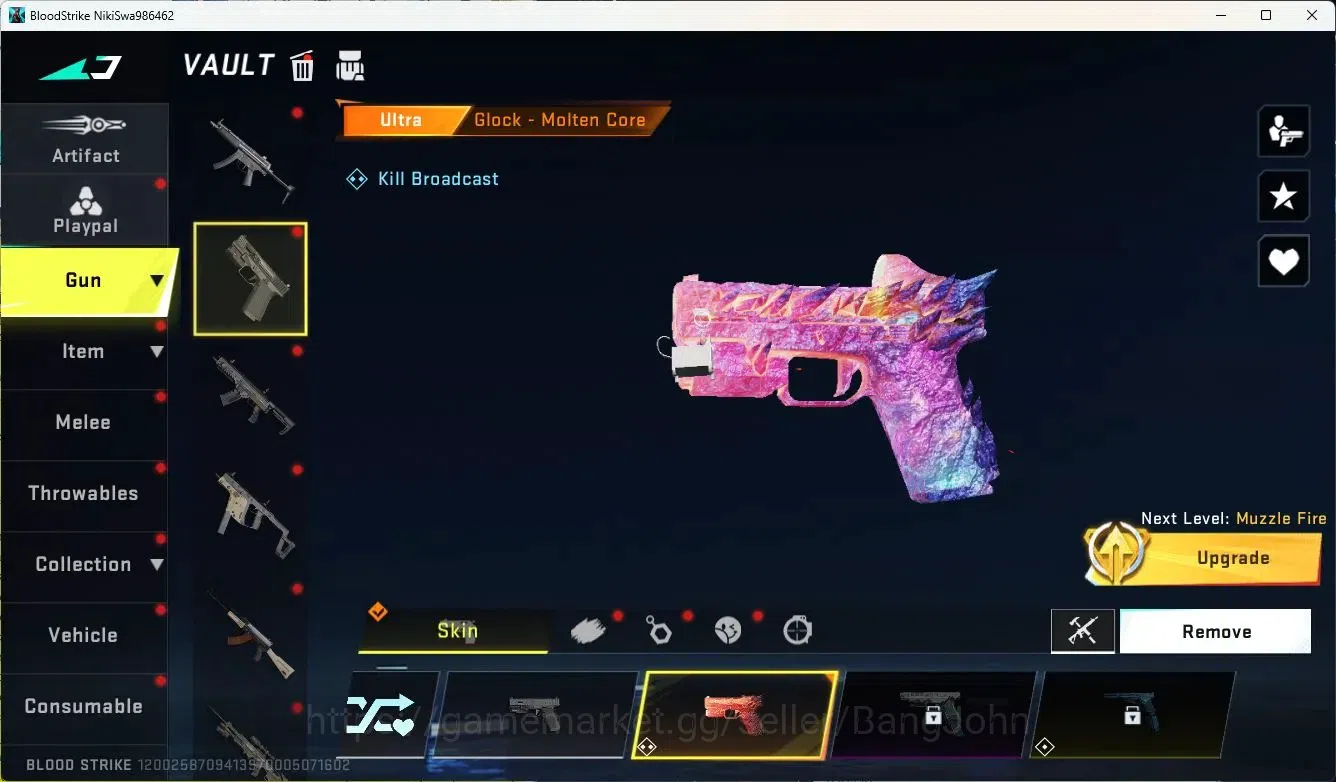 Blood Strike Accounts ASIA ||LIMITED=AR97,RPK,MP7|COLLAB=KAR98K|ULTRA=GL image 7